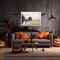 Cute Ghost Haunted Forest Canvas Wall Art – Vintage Halloween Spooky Poster 12x16 Inch | Dark Academia Aesthetic Funny Ghost Painting Unframed Home Decor